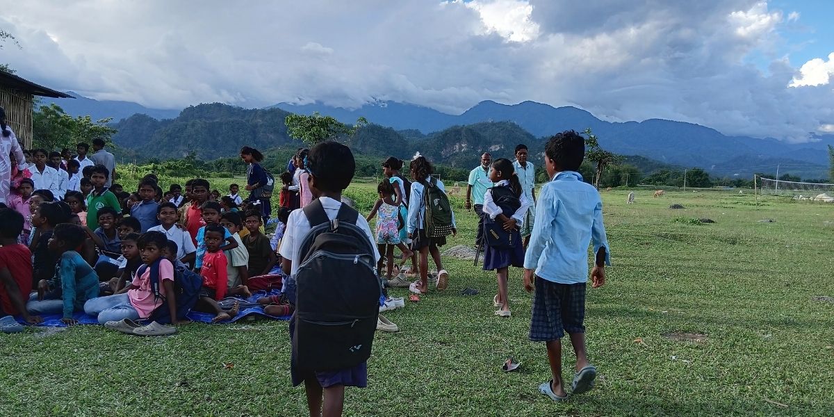 Evening Classes in Rural Assam balyasora